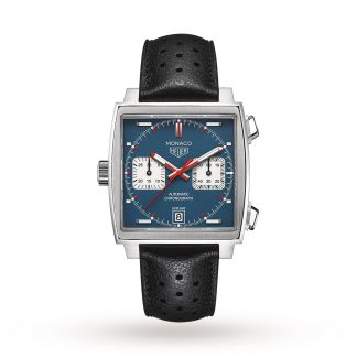 1:20 super replica horloges TAG Heuer Vintage Monaco Automatic 39mm Mens Watch Leather CAW211P.FC6356