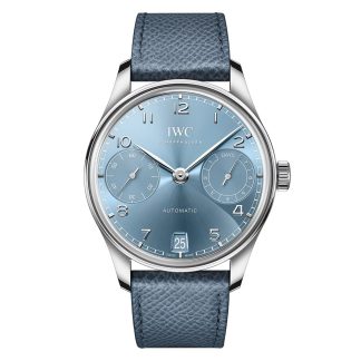 1:37 super kloon horloges IWC Portugieser Automatic 42 Blue Horizon Calfskin IW501708