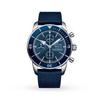 1:45 super namaak horloges Breitling Superocean Heritage Chronograph 44 Stainless Steel Watch Rubber A13313161C1S1