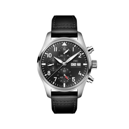 Beste Zwitserse replica sites IWC Pilot Chronograph 41mm Mens Watch Calfskin IW388111