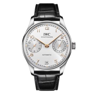 Beste Zwitserse replica sites IWC Portugieser Automatic 42 Silver Moon Alligator IW501701