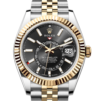 Beste Zwitserse replica sites Rolex Sky-Dweller Oesterstaal en geelgoud M336933-0004