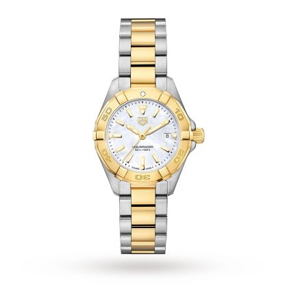 Beste Zwitserse replica sites TAG Heuer Aquaracer 300M 27mm Quartz Ladies Watch Bicoloured WBD1420.BB0321