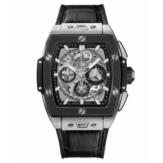 Beste replica horloges UK Hublot Spirit Of Big Bang Titanium Ceramic 42mm Mens Watch Alligator 642.NM.0170.LR