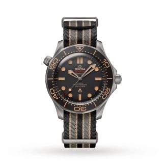 Beste replica horloges UK Omega Seamaster Diver 300m James Bond 007 2020 Edition Fabric O21092422001001