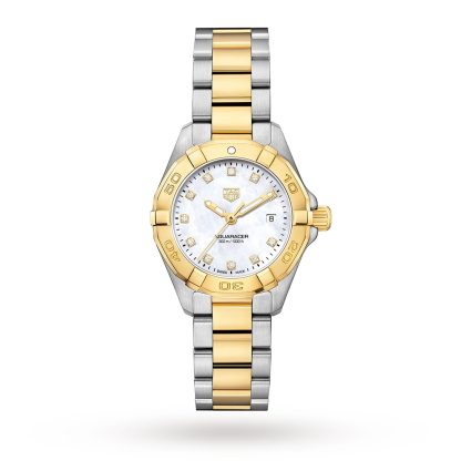 Beste replica horloges UK TAG Heuer Aquaracer 300M 27mm Quartz Ladies Watch Bicoloured WBD1422.BB0321