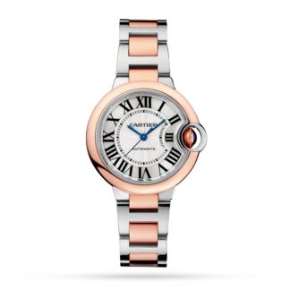 Mannen swiss replica horloges Cartier Ballon Bleu De Cartier Watch 33mm Mechanical Movement With Automatic Winding Steel Rose Gold Steel & Rose Gold W2BB0032