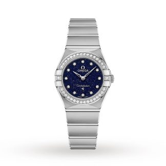 Mannen swiss replica horloges Omega Constellation 25mm Ladies Watch Stainless Steel O13115256053001