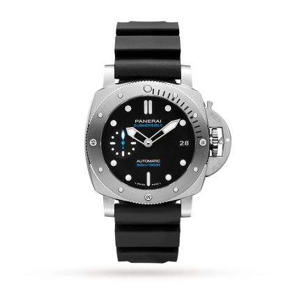 Mannen swiss replica horloges Panerai Submersible 42mm Rubber PAM02973