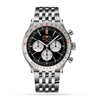 Replica horloges vs echt Breitling Navitimer B01 Chronograph 46 Stainless Steel Watch Stainless Steel AB0137211B1A1