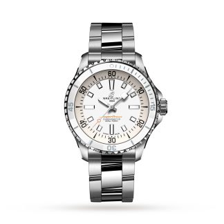 Replica horloges vs echt Breitling Superocean Automatic 36 Stainless Steel Watch Stainless Steel A17377211A1A1