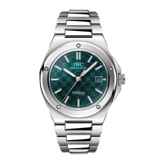 Replica horloges vs echt IWC Ingenieur Automatic 40mm Mens Watch Green Stainless Steel IW328903