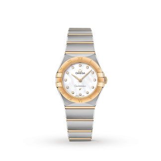 Vrouwen swiss replica horloges Omega Constellation Manhattan 25mm Ladies Watch Stainless Steel O13120256055002