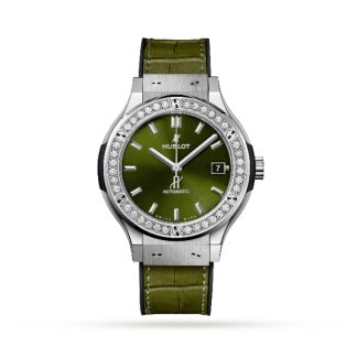 designer kopen Hublot Classic Fusion Automatic 38mm Ladies Watch Alligator 565.NX.8970.LR.1204