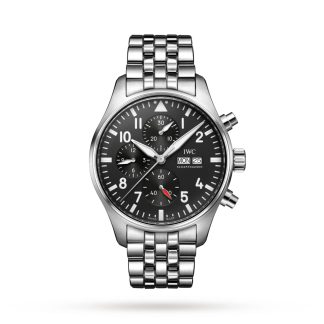 designer kopen IWC Pilots Watch Chronograph 43mm Stainless Steel IW378002