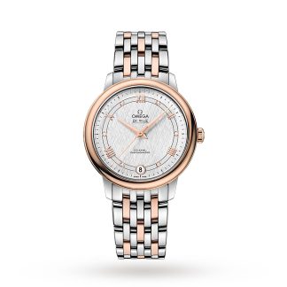 designer kopen Omega De Ville Prestige Ladies 32.5mm Co-Axial Automatic Ladies Watch Stainless Steel & 18ct Rose Gold O42420332052002