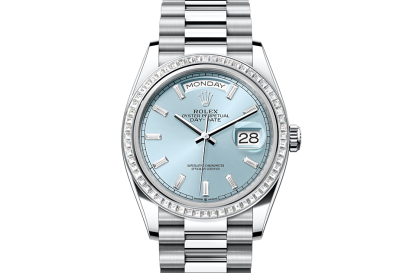 designer kopen Rolex Day-Date 36 platina en diamanten M128396TBR-0003