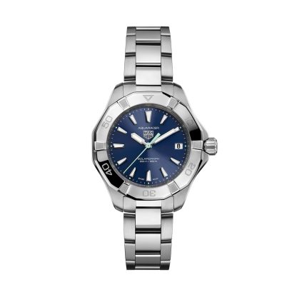 designer kopen TAG Heuer Aquaracer Professional 200 Solargraph 34mm Ladies Watch Blue Stainless Steel WBP1311.BA0005