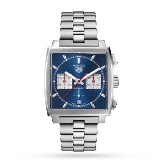 designer kopen TAG Heuer Monaco Calibre Heuer 02 39mm Mens Watch Stainless Steel CBL2111.BA0644