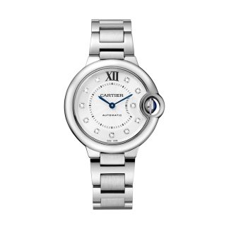 goedkope luxe Cartier Ballon Bleu De Cartier Watch 33mm Automatic Movement Steel Diamonds Steel W4BB0021