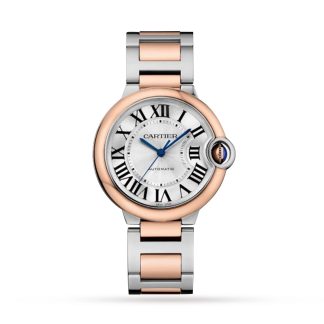 goedkope luxe Cartier Ballon Bleu De Cartier Watch 36 Mm Mechanical Movement With Automatic Winding. Steel Case Rose Gold Steel & Rose Gold W2BB0033