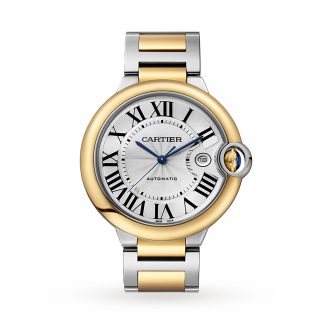 goedkope luxe Cartier Ballon Bleu De Cartier Watch 42mm Automatic Winding Steel Case Stainless Steel & Yellow Gold W2BB0039