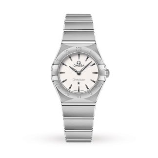 goedkope luxe Omega Constellation Manhattan 25mm Ladies Watch Stainless Steel O13110256002001