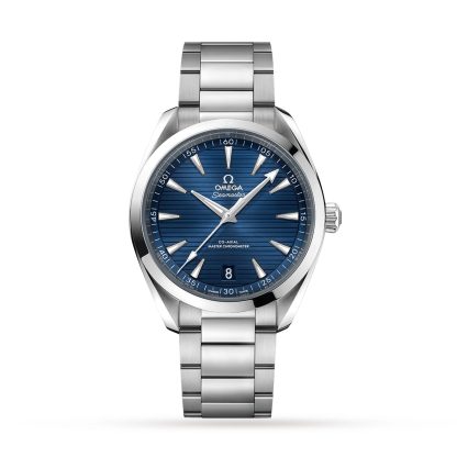 goedkope luxe Omega Seamaster Aqua Terra Co-Axial Blue 41mm Mens Watch Stainless Steel O22010412103004