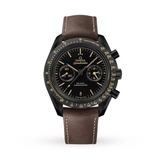 goedkope luxe Omega Speedmaster Dark Side Of The Moon Mens Watch Leather O31192445101006