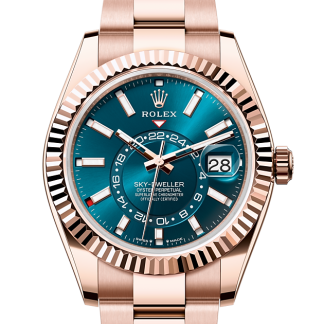 goedkope luxe Rolex Sky-Dweller Everose goud M336935-0001