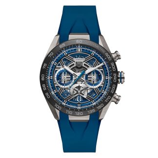 goedkope luxe TAG Heuer Carrera Chronograph Extreme Sport 44mm Mens Watch Blue Rubber CBU2081.FT6274