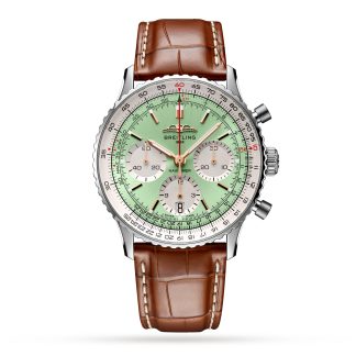 goedkope ontwerper Breitling Navitimer B01 Chronograph 41 Mint Watch Alligator AB0139211L1P1