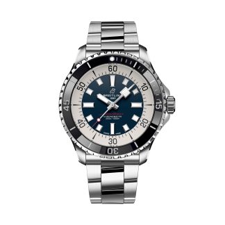 goedkope ontwerper Breitling Superocean Automatic 44 Stainless Steel Blue Watch Stainless Steel A17376211C1A1