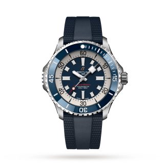 goedkope ontwerper Breitling Superocean Automatic 46 Stainless Steel Watch Rubber A17378E71C1S1