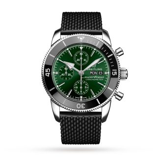 goedkope ontwerper Breitling Superocean Heritage Chronograph 44 Stainless Steel Rubber Strap Watch Rubber A13313121L1S1