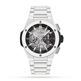 goedkope ontwerper Hublot Big Bang Integrated White Ceramic 42mm Mens Watch Ceramic 451.HX.1123.HX