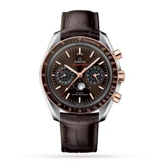 goedkope ontwerper Omega Speedmaster Moonwatch Co Axial Chronograph 44.25mm Mens Watch Leather O30423445213001