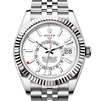 goedkope ontwerper Rolex Sky-Dweller Oesterstaal en witgoud M336934-0004