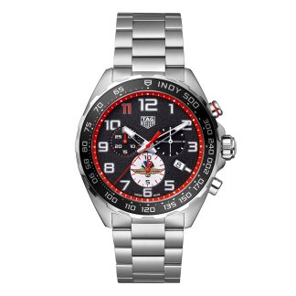 goedkope ontwerper TAG Heuer Formula 1 Indy 500 43mm Special Edition Mens Watch Black Stainless Steel CAZ101AW.BA0842