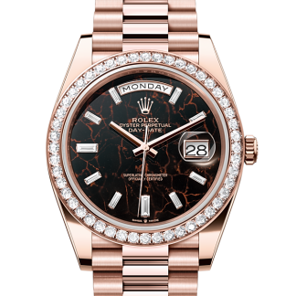 groothandel ontwerper Rolex Day-Date 40 Everose goud en diamanten M228345RBR-0016