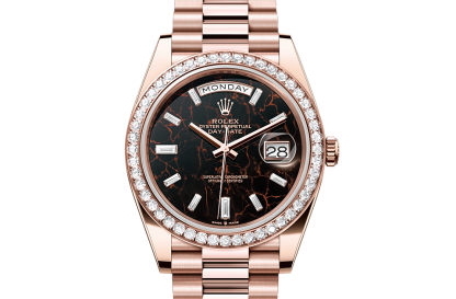 groothandel ontwerper Rolex Day-Date 40 Everose goud en diamanten M228345RBR-0016