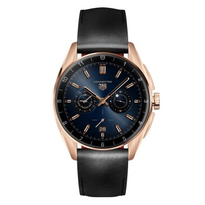 groothandel ontwerper TAG Heuer Connected Calibre E4 Golden Bright Edition 42mm Mens Watch Smart Watch Calfskin SBR8011.BC6652