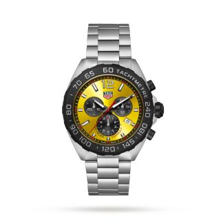 groothandel ontwerper TAG Heuer Formula 1 Quartz Chronograph 200M 43mm Mens Watch Yellow Stainless Steel CAZ101AM.BA0842