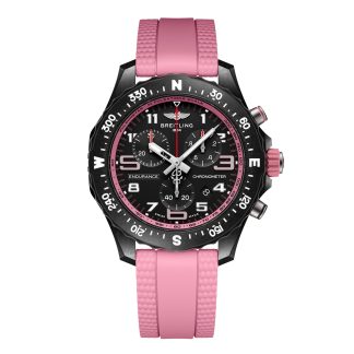 hete verkoop luxe Breitling Endurance Pro 38mm Unisex Watch Pink Rubber Rubber X83310D41B1S1