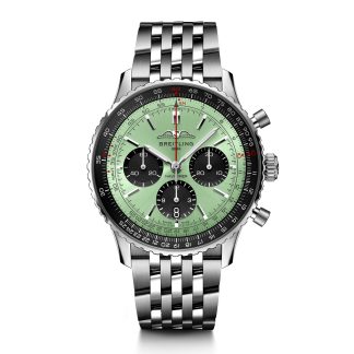 hete verkoop luxe Breitling Navitimer B01 Chronograph 43 Stainless Steel Mint Watch Stainless Steel AB0138241L1A1