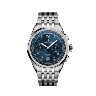 hete verkoop luxe Breitling Premier B01 Chronograph 42mm Mens Watch Blue Stainless Steel Stainless Steel AB0145171C1A1