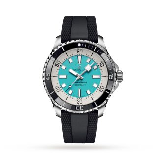 hete verkoop luxe Breitling Superocean Automatic 44 Stainless Steel Rubber Strap Watch Rubber A17376211L2S1