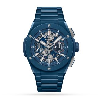 hete verkoop luxe Hublot Big Bang Integrated Blue Ceramic 42mm Mens Watch Ceramic 451.EX.5123.EX