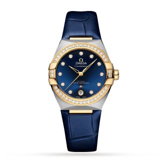 hete verkoop luxe Omega Constellation 36mm Ladies Watch Alligator O13128362053001