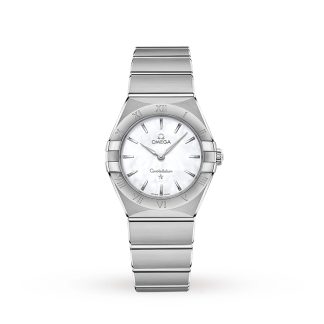 hete verkoop luxe Omega Constellation Manhattan 28mm Ladies Watch Stainless Steel O13110286005001